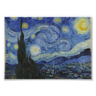 Sternennacht von Vincent van Gogh Fotodruck