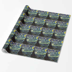 Sternennacht von Vincent van Gogh. Geschenkpapier