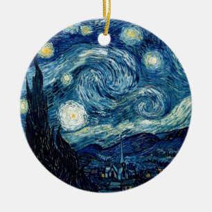 Sternennacht von Vincent Van Gogh Keramikornament