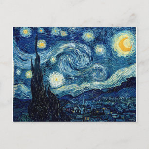 Sternennacht von Vincent Van Gogh Postkarte