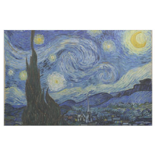 Sternennacht von Vincent Van Gogh Stoff