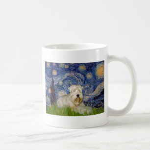 Sternennacht - Wheaten Terrier 1 Kaffeetasse