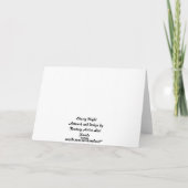 Sternennachtskarte Karte (Rückseite)