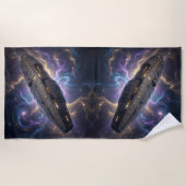 Sternenpfad – Reise durch das Universum´11 Strandtuch (Vorderseite)