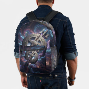 Sternenpfad – Reise durch das Universum´14 Bedruckter Rucksack