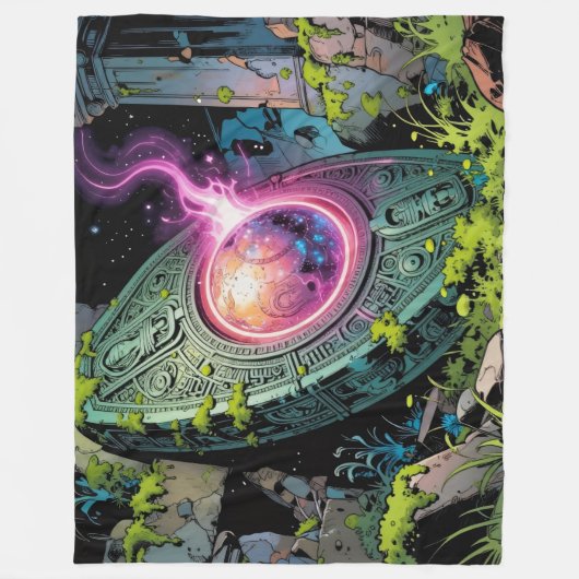 Sternenpfad – Reise durch das Universum´1 Fleecedecke (Vorderseite)