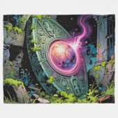 Sternenpfad – Reise durch das Universum´1 Fleecedecke (Vorderseite (Horizontal))