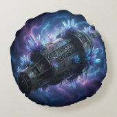 Sternenpfad – Reise durch das Universum´4 Rundes Kissen (Rückseite)