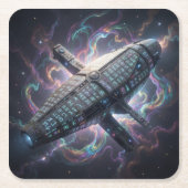 Sternenpfad – Reise durch das Universum´7 Rechteckiger Pappuntersetzer (Vorderseite)