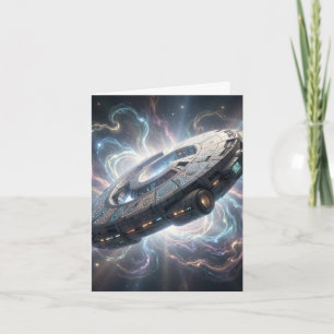 Sternenpfad – Reise durch das Universum´8 Feiertagskarte
