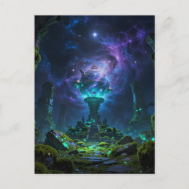 Sternenpfad – Reise durch das Universum Feiertagspostkarte