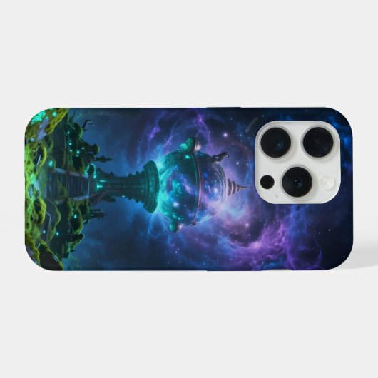 Sternenpfad – Reise durch das Universum iPhone Hülle (Rückseite (Horizontal))