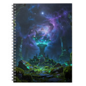 Sternenpfad – Reise durch das Universum Notizblock (Vorderseite)