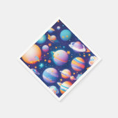 Sternenplaneten Serviette (Ecke)