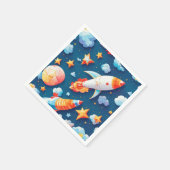 Sternenplaneten Serviette (Ecke)