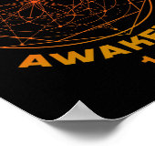 Sternensaat-Erwachen 1111 Heilige Geometrie Poster (Ecke)