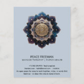 Sternensaat-Geometrie | Mandala-Design Flyer (Hinten)