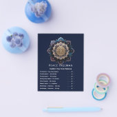 Sternensaat-Geometrie | Mandala-Design Flyer (Einzeln)