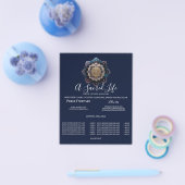 Sternensaat-Geometrie | Mandala-Design Flyer (Einzeln)