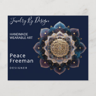 Sternensaat-Geometrie   Mandala-Design Flyer