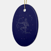 Sternensagittarius Keramik Ornament (Links)