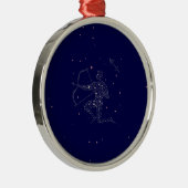 Sternensagittarius Silbernes Ornament (Rechts)