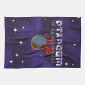 Sternenschiff zum Mars Geschirrtuch (Horizontal)