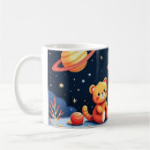 Sternenstaub-Berg-Welterkunder Kaffeetasse (Links)