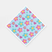 Sternenstaub Blüten Serviette (Ecke)