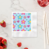 Sternenstaub Blüten Serviette (Beispiel)
