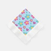 Sternenstaub Blüten Serviette (Ecke)