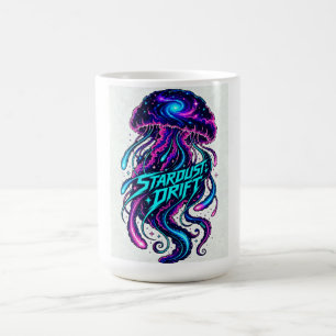 Sternenstaub Drift Kosmische Qualle Grafik Herren Kaffeetasse