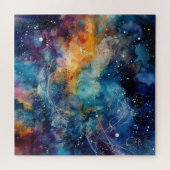 Sternenstaub-Galaxie-Puzzle Puzzle (Horizontal)