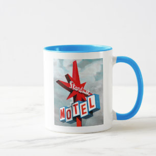 Sternenstaub-Motelschild Tasse