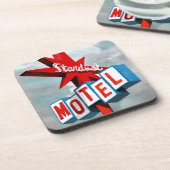 Sternenstaub-Motelschild Untersetzer (Linke Seite)