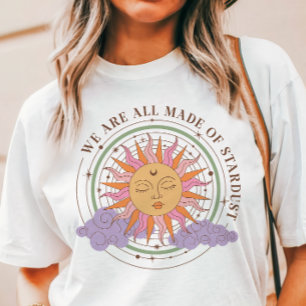 Sternenstaub Retro Boho Sonne Tri-Blend Shirt