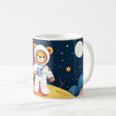 Sternenstaub-Teddy-Planeten-Entdecker Kaffeetasse (VorderseiteRechts)