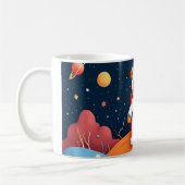Sternenstaub-Teddy-Planeten-Entdecker Kaffeetasse (Links)