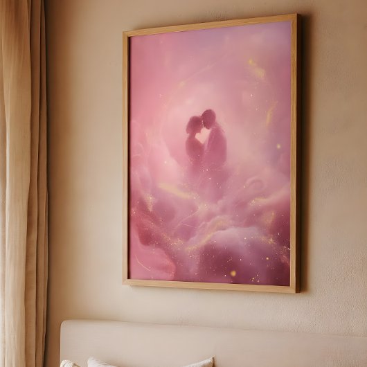 Sternenstaub-Umar mung – Romantisches kosmisches D Poster