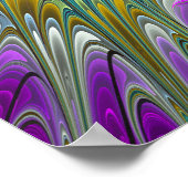 Sternensturm, Fraktal abstraktes Poster (Ecke)