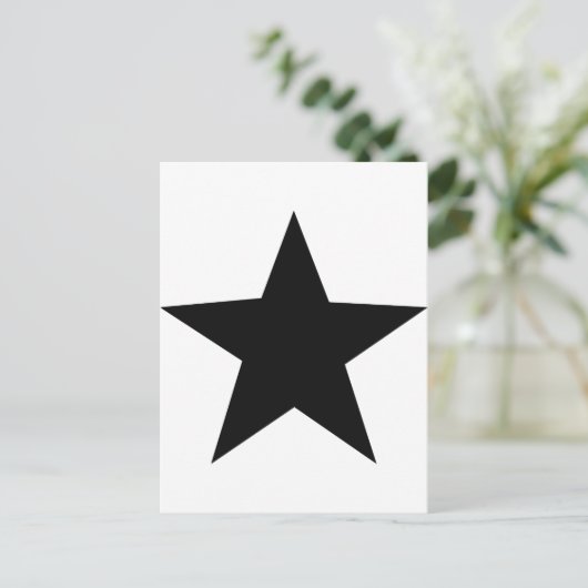 Sternensymbol Postkarte (Stehend Vorderseite)