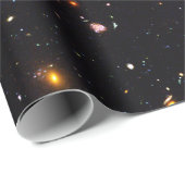 Sternenuniversum Tiefraum Foto Astronomie Geschenkpapier (Rolleneckpunkt)