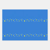 Sternenverpackungspapier Geschenkpapier Set (Vorderseite)