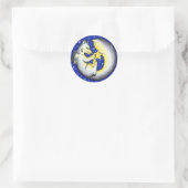 Sternenwächtersticker Runder Aufkleber (Tasche)