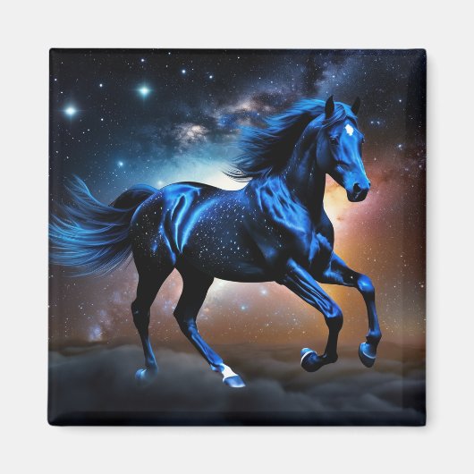 Sternenwolkenpferd Magnet (Vorne)
