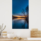 Sternenzwielicht über dem Sumpf Poster (Küche)