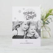 STERNEXPLOSION 1 FOTO FEIERTAGSKARTE (Stehend Vorderseite)