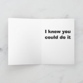 Sternexplosion 1 Jahr sauber Karte (Innenseite)