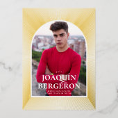 Sternexplosion Abschluss Einladung (Vorderseite)