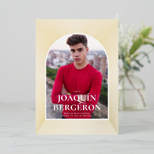 Sternexplosion Abschluss Einladung (Stehend vorne)